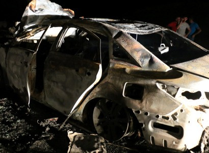 Արցախում բախվել են «ԳԱԶ-53»-ն ու «Hyundai Sonata»-ն. վերջինս ամբողջությամբ այրվել է. կան վիրավորները (ֆոտո)