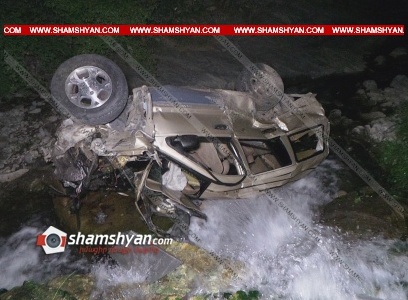 Ողբերգական վթար Վայոց Ձորում. Jeep Grand Cherokee-ն 250 մետր գլորվել է ձորը. կա 3 զոհ, 3 վիրավոր (ֆոտո)
