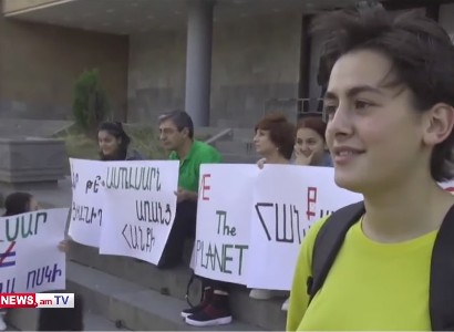 Protest rally against Amulsar gold mine operation staged in Gyumri