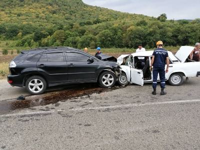 Վթար Վանք-Ստեփանակերտ ճանապարհին. Վարորդներից մեկի վիճակը ծանր է (ֆոտո)
