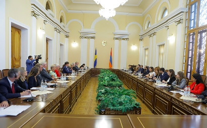 Armenia Parliament hosts Swedish Riksdag Speaker-led delegation
