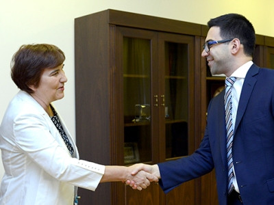 Armenia Justice Minister receives UNICEF Representative