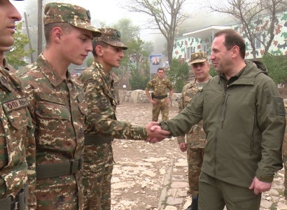 Armenia defense minister visits Karabakh army