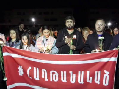 «Հաղթանակած» նախաձեռնությունը մոմավառություն իրականացրեց Ստեփանակերտում