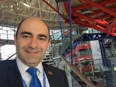 Head of Bright Armenia faction conveys congratulatory message from Strasbourg