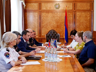 Armenia Police Chief receives CoE representatives