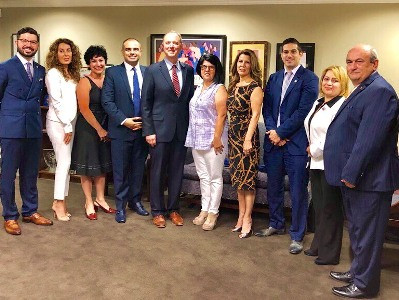 Armenian Diaspora representatives meet with Rep. Adam Schiff