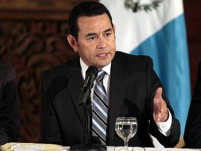 Guatemalan President declares state of siege on six departments