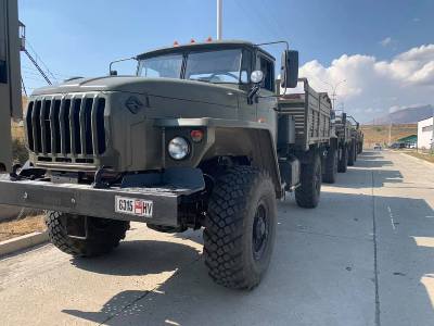 Armenia gets new military trucks from Russia (PHOTOS)