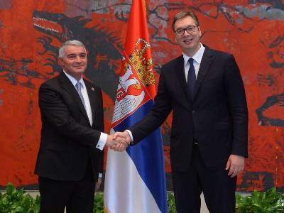 Armenia Ambassador presents Letters of Credence to Serbia President
