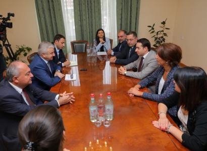 Artsakh Parliament Speaker hosts members of Armenia Parliament committee