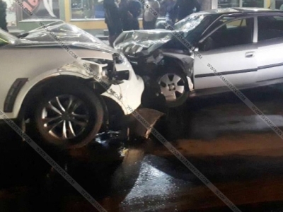 Բախվել են անհատ ձեռներեցի Infiniti-ն եւ ոստիկանության զորքերի ծառայողի Opel-ը. Կա 6 վիրավոր