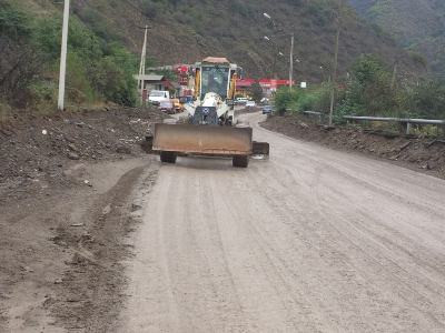 Մ6-ի՝ Ալավերդի քաղաքով անցնող հատվածում կատարվում են ճանապարհի սպասարկման աշխատանքներ