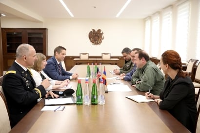 Armenia MOD, US Ambassador discuss defense cooperation