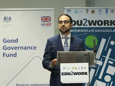 «Փափուկ հմտություններն աշխատաշուկայում մեծ դեր ունեն». Ավինյանը մասնակցել է «Կրթությունից՝ աշխատանք» ծրագրի մեկնարկին