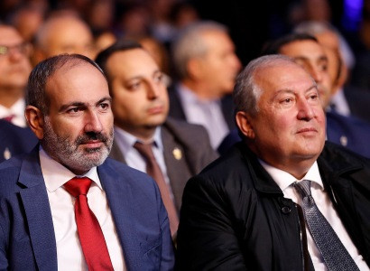 Նիկոլ Փաշինյանը եւ Արմեն Սարգսյանը Գեղարդում ներկա են եղել «Մշակութային երկխոսություն» խորագրով համերգին