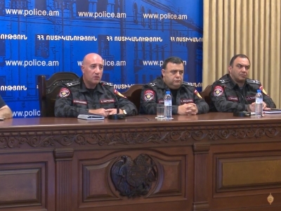 Armenia acting police chief convenes working consultation