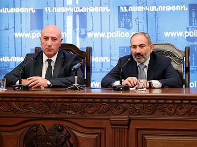 Armenia premier introduces acting Police chief to law enforcement administration staff