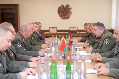 Հայաստան է ժամանել Բելառուսի ԶՈՒ գլխավոր շտաբի պետը (ֆոտո)