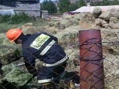 Գեղարոտ գյուղում այրվել է մոտ 300 հակ անասնակեր