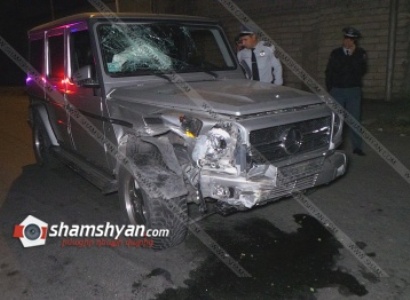 Երեւանում բախվել են 2 Mercedes-ներ․ 1 հոգի հոսպիտալացվել է