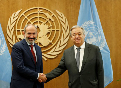 Armenia PM meets with UN Secretary-General
