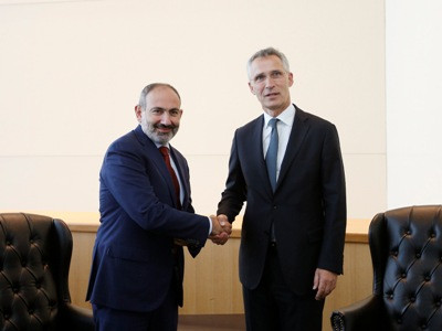 Nikol Pashinyan, Jens Stoltenberg discuss Armenia-NATO partnership