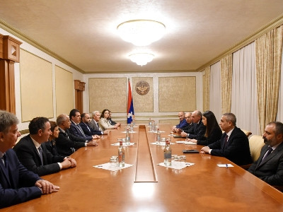 Artsakh President receives Cyprus delegation