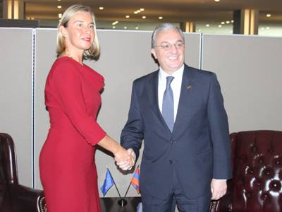 Armenia FM discusses Armenia-EU agenda with Federica Mogherini