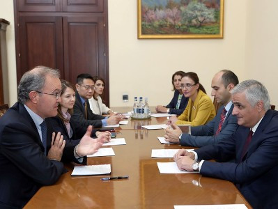 Մհեր Գրիգորյանն ԱՄՀ պատվիրակության հետ քննարկել է հարկային բարեփոխումները