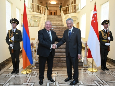 We are on the verge of a great historical era, Armenia president tells Singapore PM