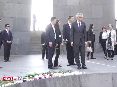 Singapore PM visits Armenian Genocide Memorial