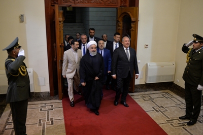 Rouhani: We are very pleased with friendly, neighborly relations between Armenia, Iran