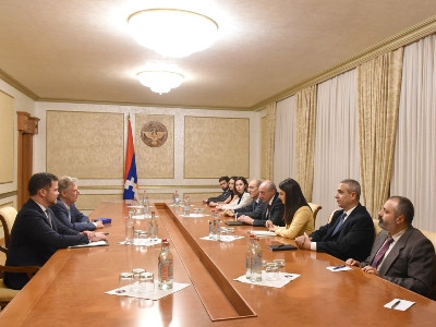 Artsakh President meets Congressman Frank Pallone