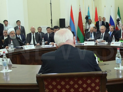 Putin, Rouhani discuss Hormuz Initiative