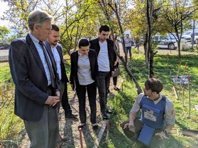Artsakh: Frank Pallone's working visit continues, he visits The HALO Trust