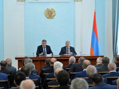 Armenia President receives delegates of Union of Armenians of Russia