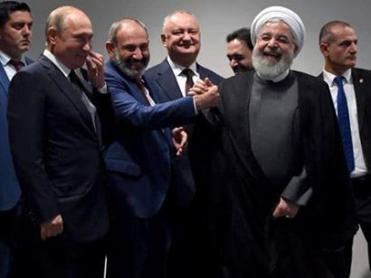 Armenia PM posts photo of him and Presidents of Russia, Iran and Moldova