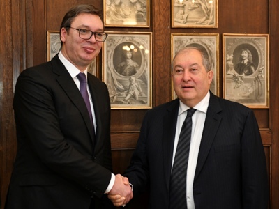 Armenia President leaving for Serbia on official visit