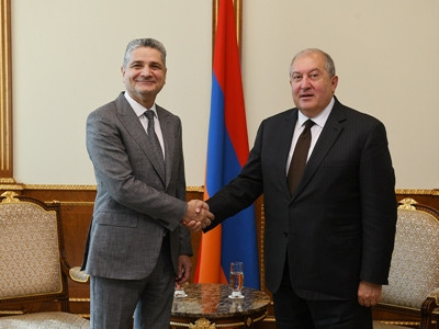 Armenia President receives EEC Board Chairman Tigran Sargsyan