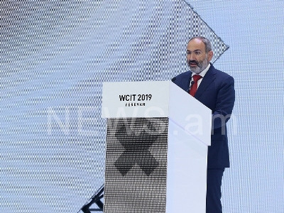 Մենք հավատում ենք, որ Հայաստանը կարող ենք դարձնել դրախտ տաղանդավոր մարդկանց համար. Փաշինյանը՝ «WCIT 2019»-ում (ֆոտո)