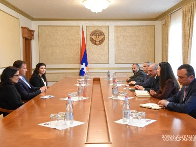Artsakh President meets executive director of Armenian Assembly of America