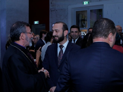 Delegation led by parliament speaker visits Armenian Embassy in the Netherlands