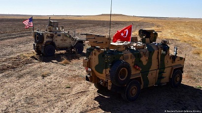 US troops in Syria come under fire by Turkey