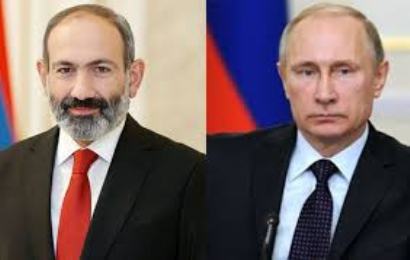 Armenia’s Pashinyan has phone talk with Russia’s Putin