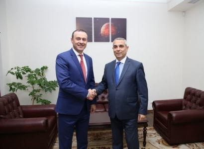 Secretary of Armenian Security Council receives Artsakh FM