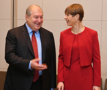 Presidents agree there is great potential to expand Armenia-Estonia cooperation