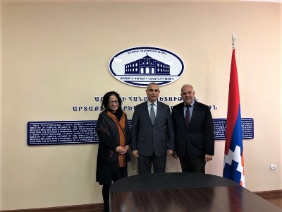 Artsakh FM meets Armenian Assembly of America delegation