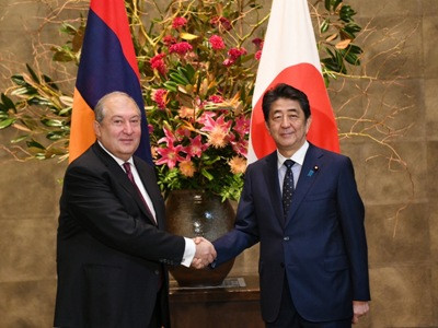Japan PM to Armenia President: You focus on new technologies, looking to future
