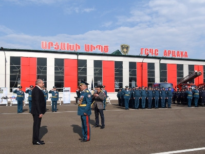 Artsakh celebrates day of State Emergency Service's employee